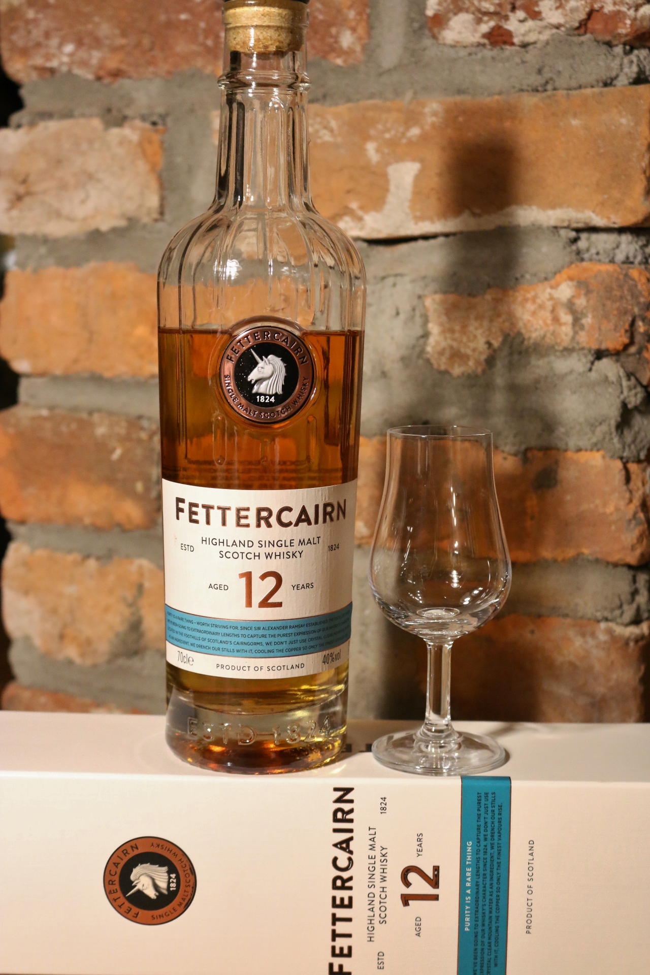 Fettercairn 12 YO Highland Single Malt Scotch Whisky 
