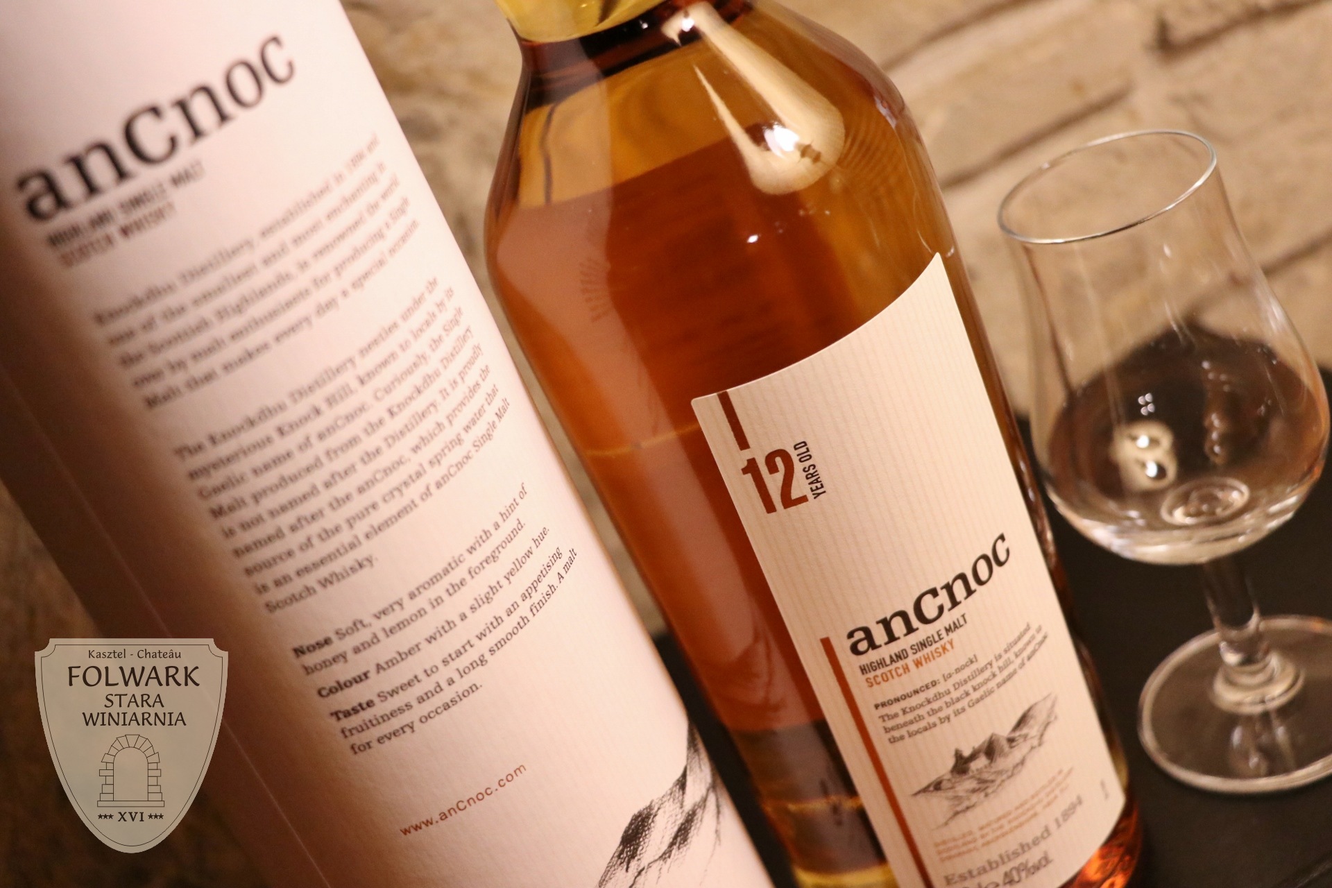 anCnoc 12 YO Highland Single Malt Scotch Whisky
